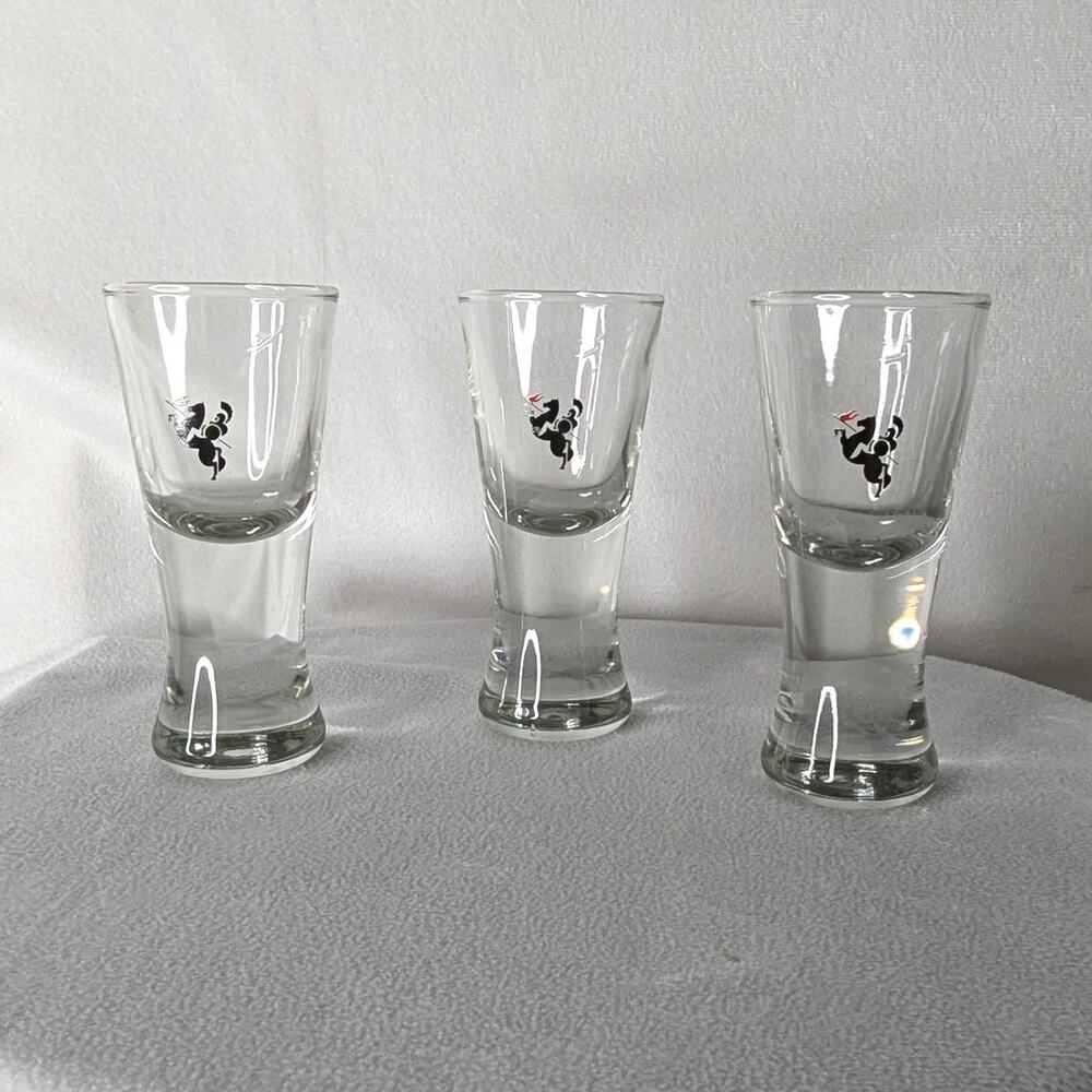 Remy Martin Cognac Shot Glasses Set of 3 Collectible Promotional Barware